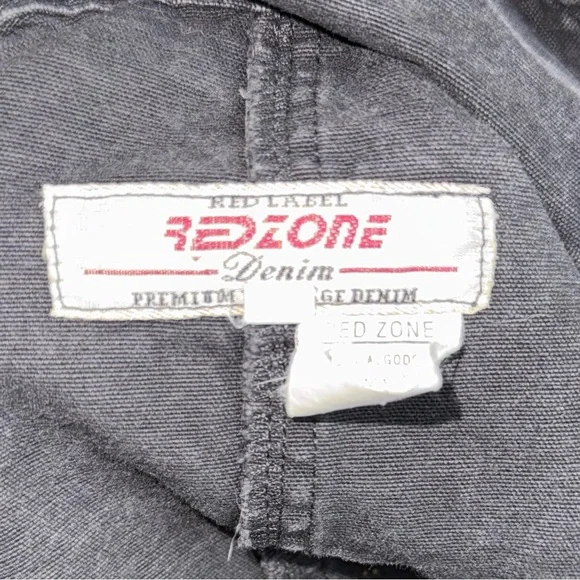 Vintage Y2K Affliction inspired Redzone Black Denim Jacket - Picture 4 of 4